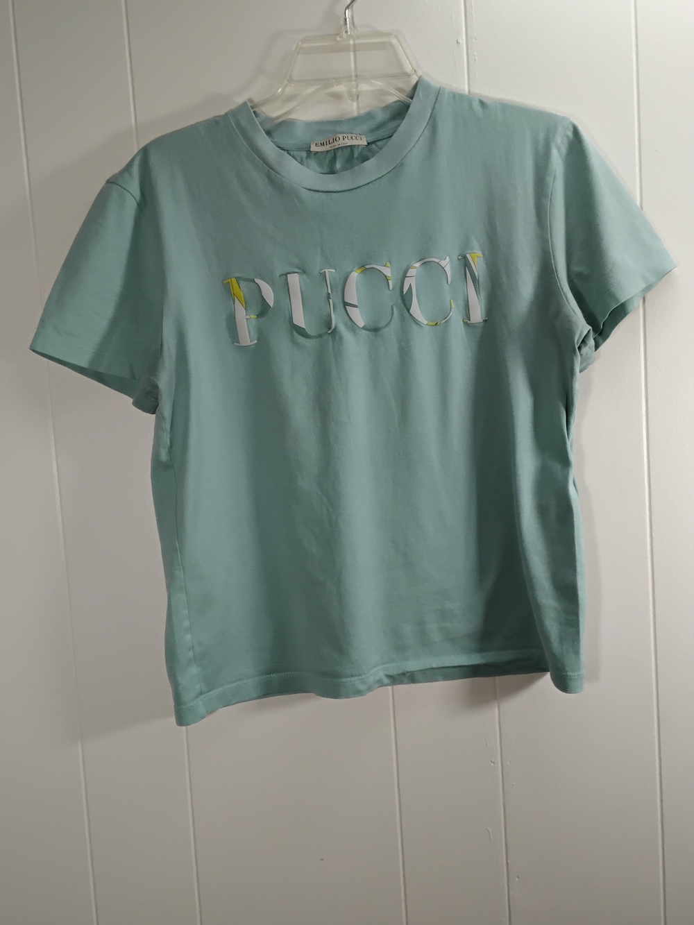 Emilio Pucci Mint Green Crewneck Top - Picture 2 of 5